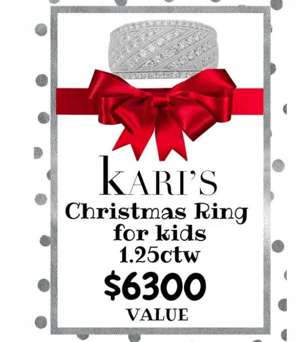 Kari's Christmas Ring for Kids fundraiser now underway