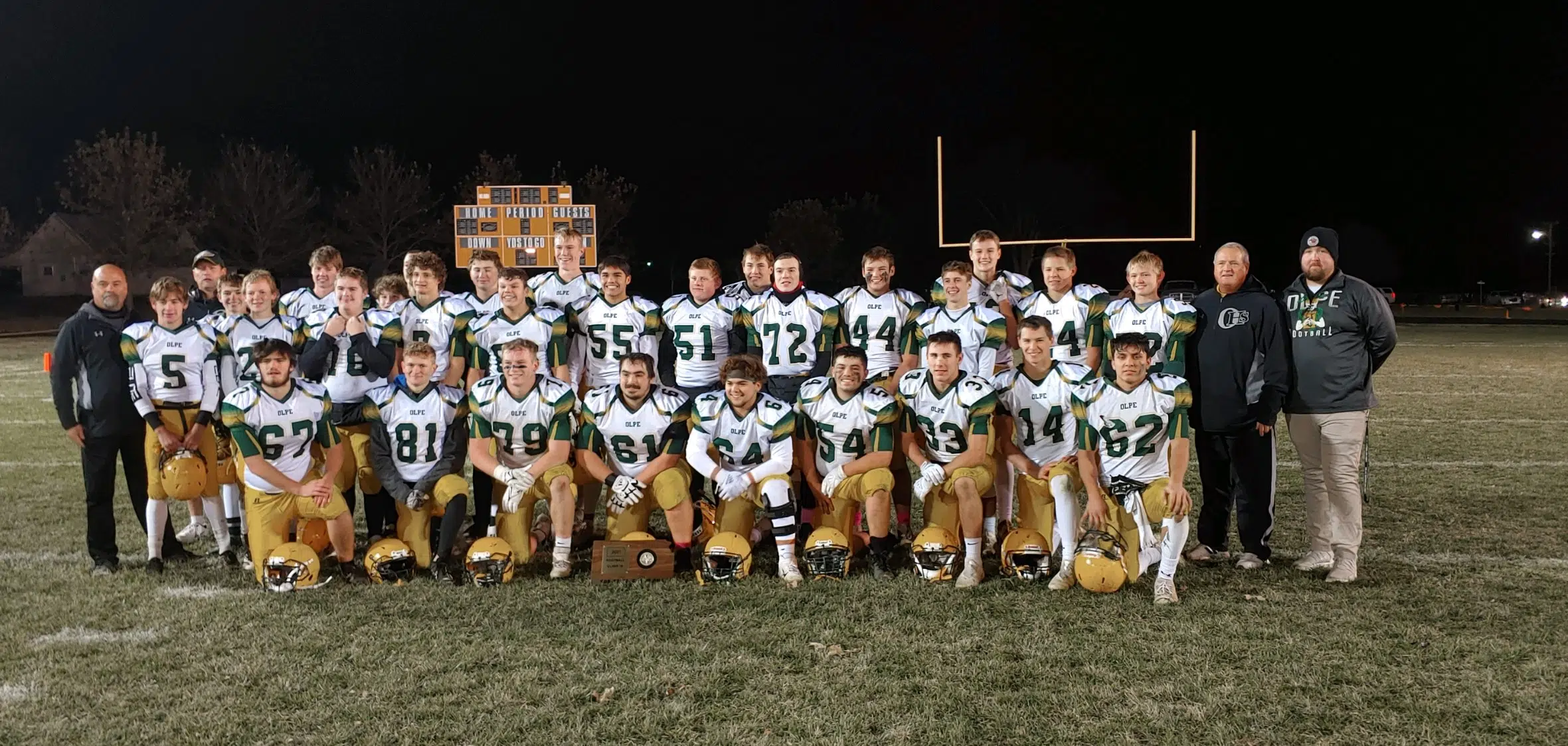 Olpe Eagles returning to state championship game after 28-6 win over Centralia Friday