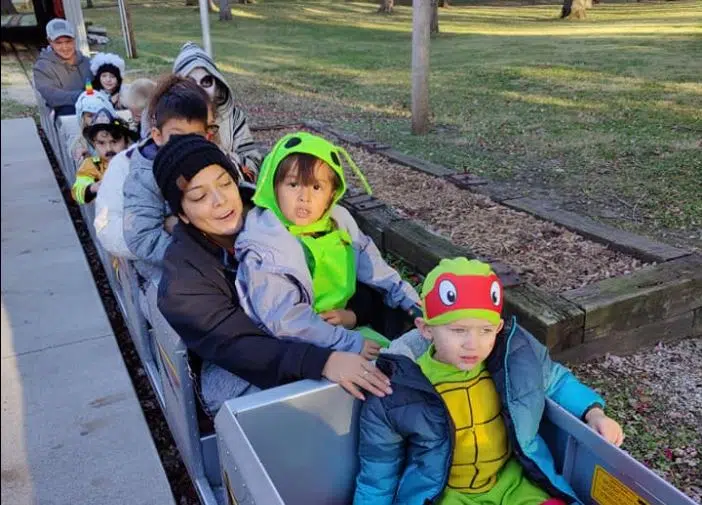 Sertoma Club miniature train returns for Halloween activities after brief hiatus