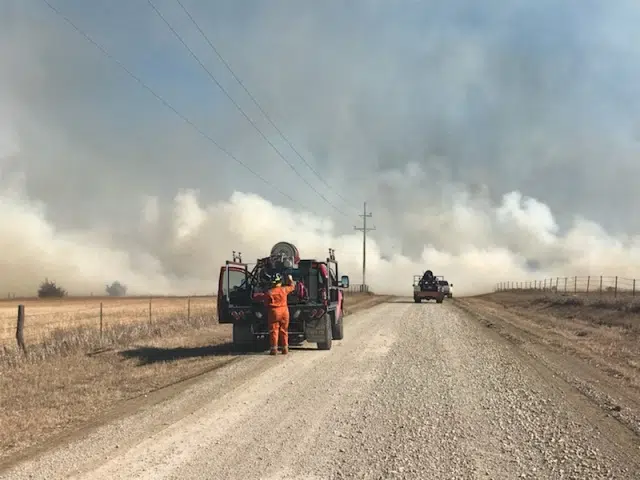 Burn bans up almost areawide Friday with red flag warnings now involving Lyon, Chase, Greenwood, Morris and Wabaunsee counties