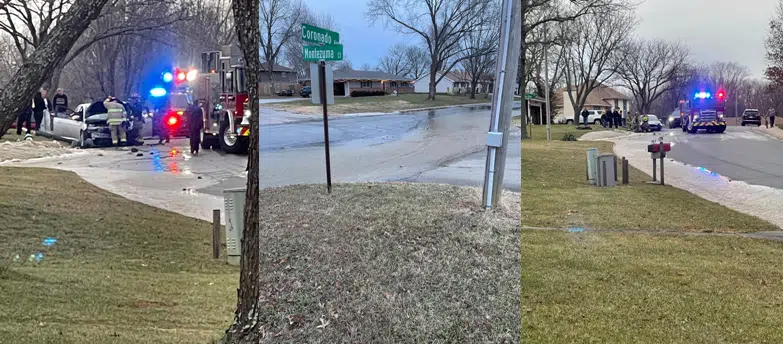 No medical transports after vehicle hits fire hydrant in northwest Emporia