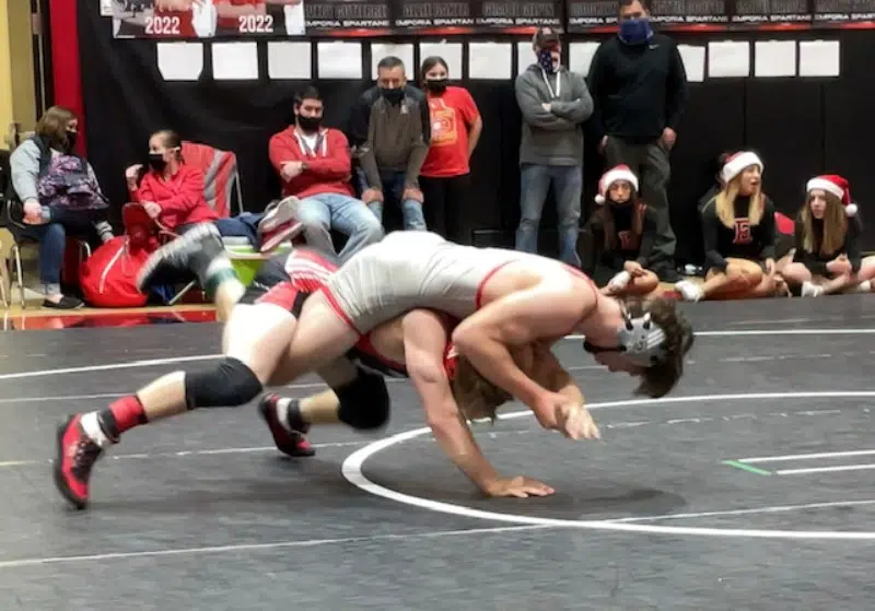 Emporia High wrestling qualifies 7 for state on day 1 of regionals