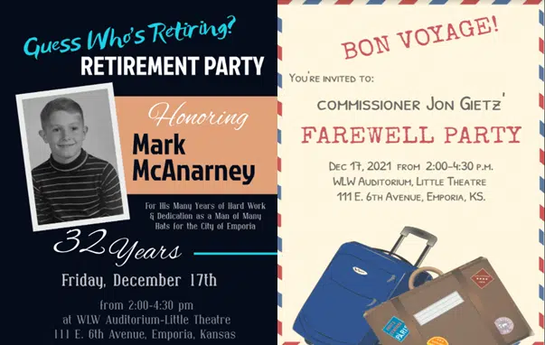 Special farewell reception announced for McAnarney, Geitz