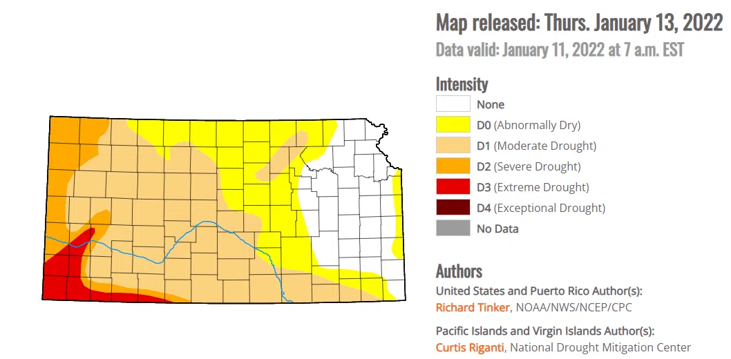 Abnormally dry conditions officially affecting parts of Chase, Greenwood counties