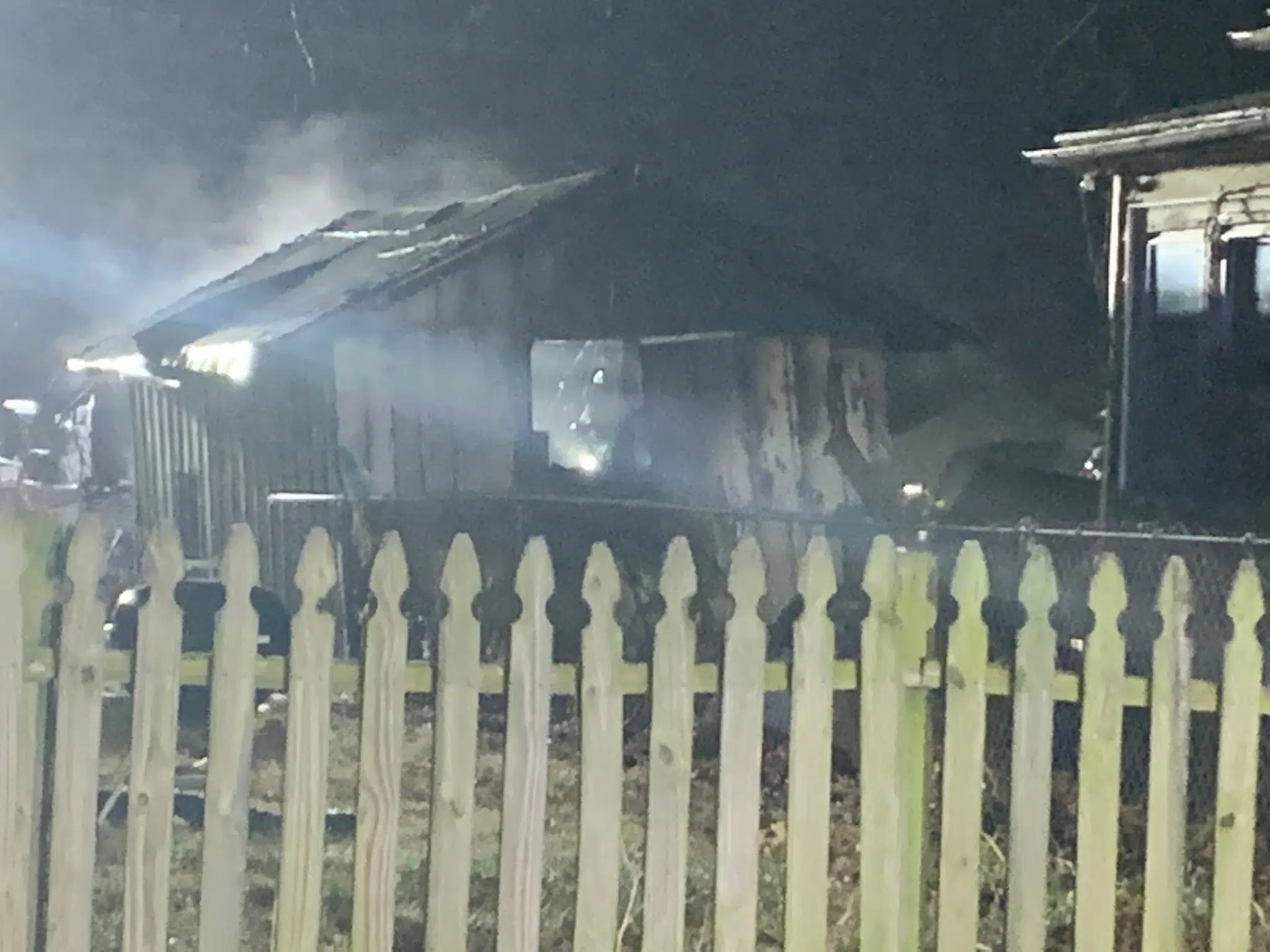 Investigation continues into destructive shed fire