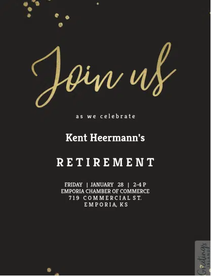 Farewell reception Friday for RDA president Kent Heermann