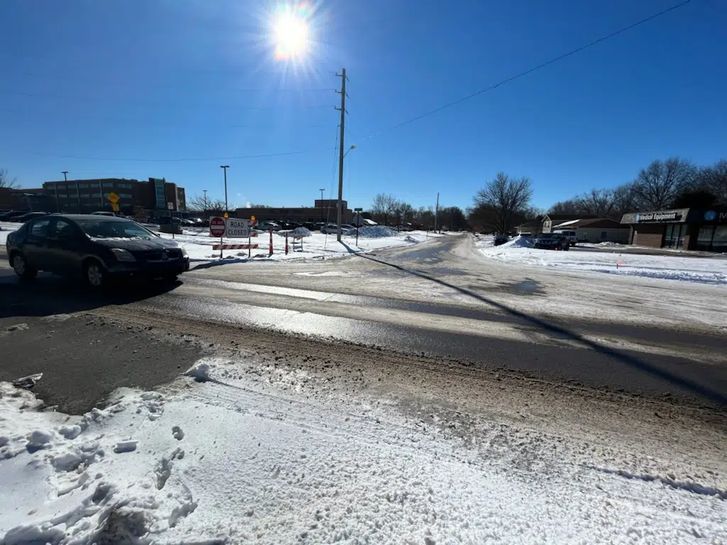 WEATHER: Snowpack on Emporia streets disappearing with sunshine, highs above freezing expected