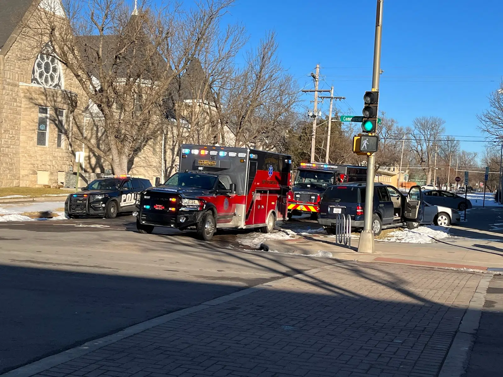 Emporia Police: Medical issue leads to crash at Eighth and Commercial