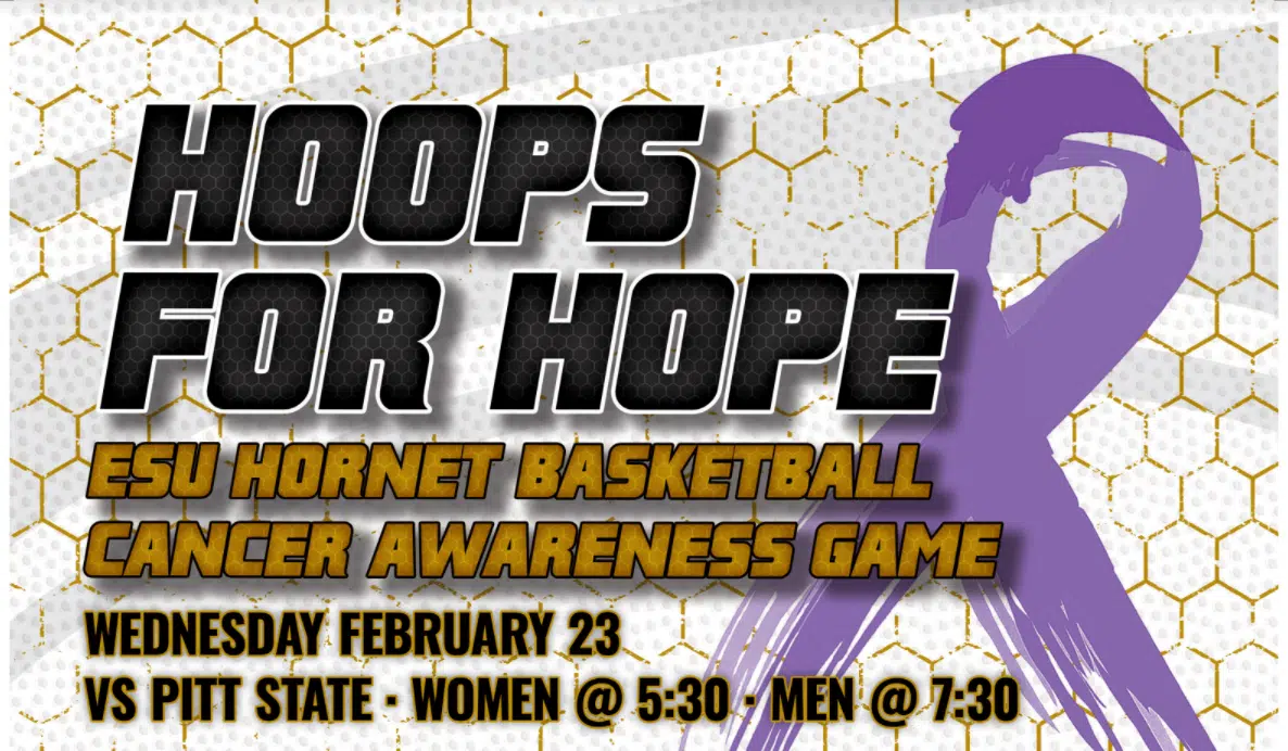 ESU, Central Care Cancer Center teaming up on Hoops for Hope cancer awareness fundraiser Wednesday