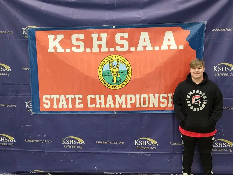 Emporia High Diver Braxton Higgins repeats as State Champion