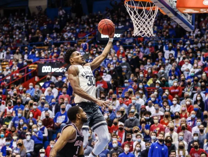 KU basketball player Ochai Agbaji named Big-12 Male Athlete of the Year