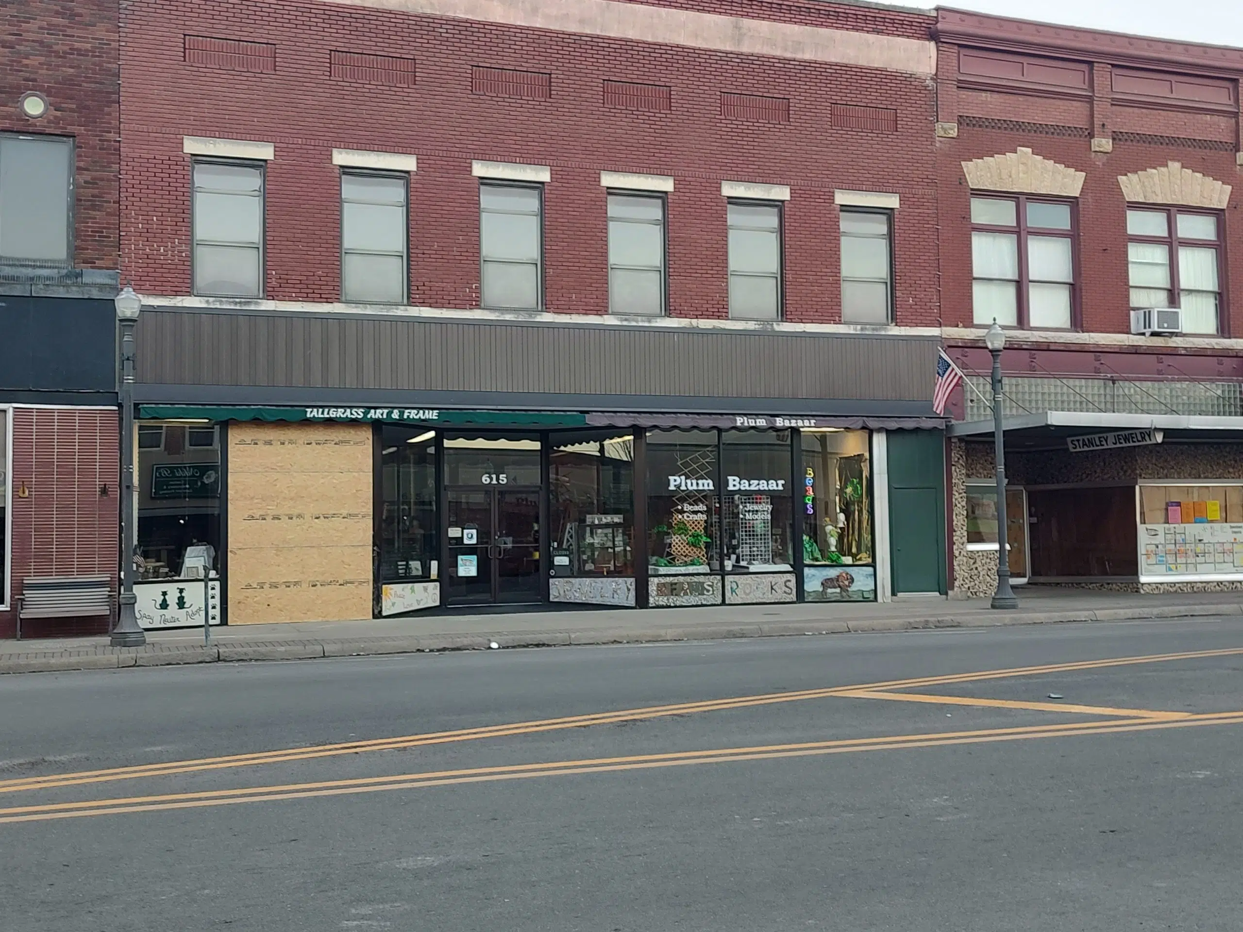 No injuries reported after vehicle drives through storefront in downtown Emporia