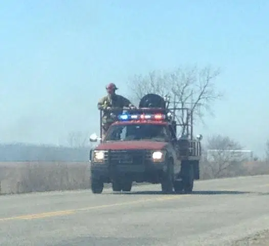 Lyon County fire crews scramble to handle spate of grass fires Saturday