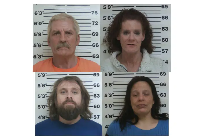 Four arrested in Osage County on suspected drug distribution, other drug-related activity