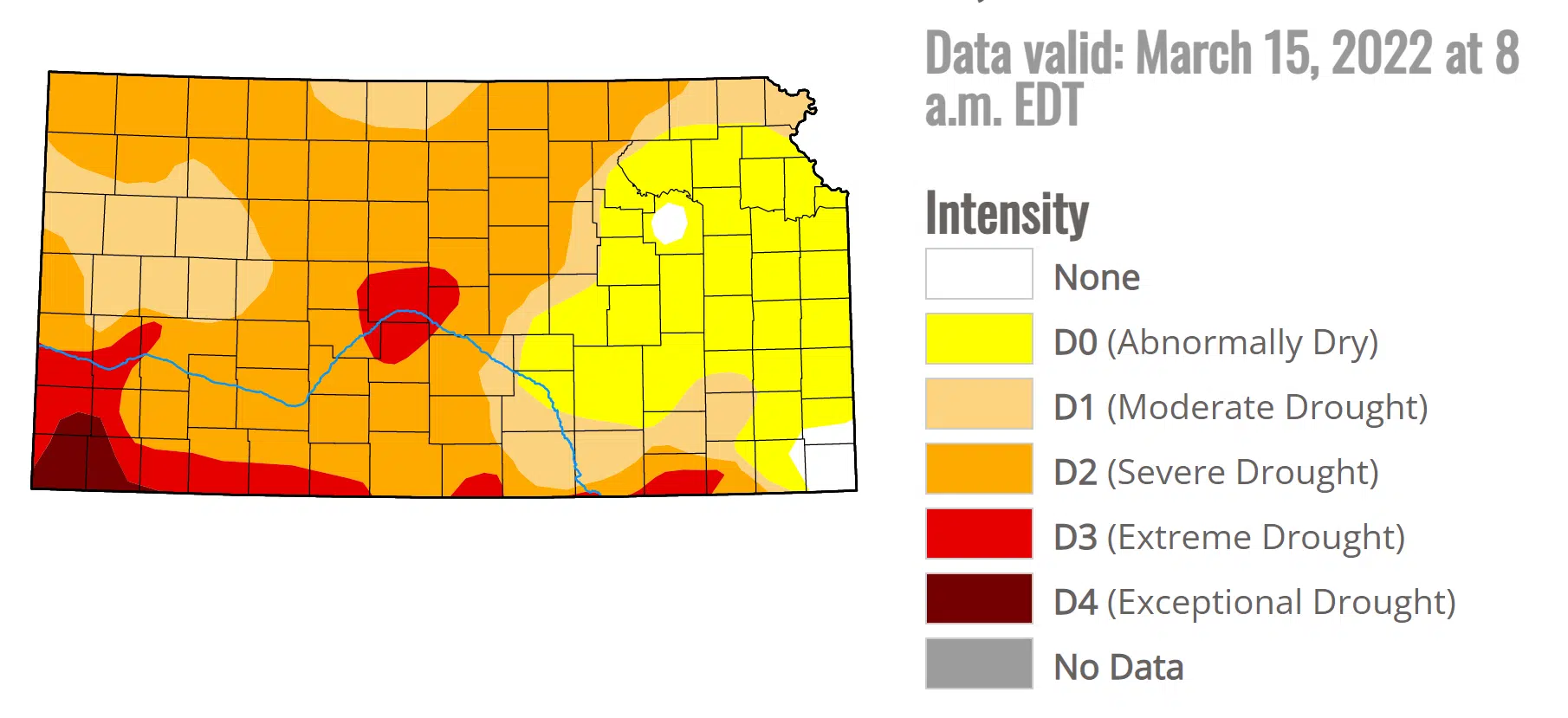 Rain chances increasing as moderate drought creeps into parts of Greenwood and Morris counties