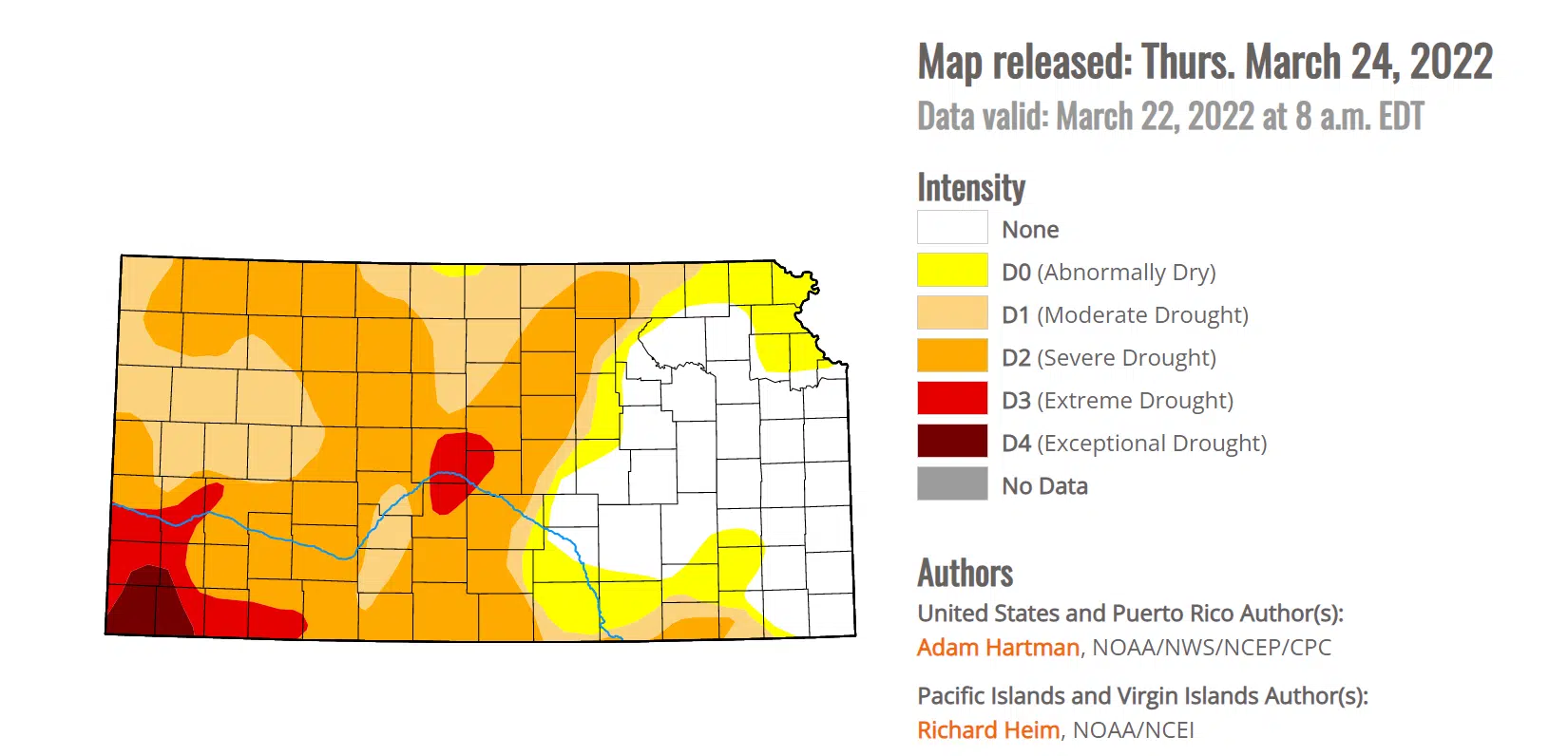 WEATHER: Recent rain clears area's abnormally dry conditions from US Drought Monitor map