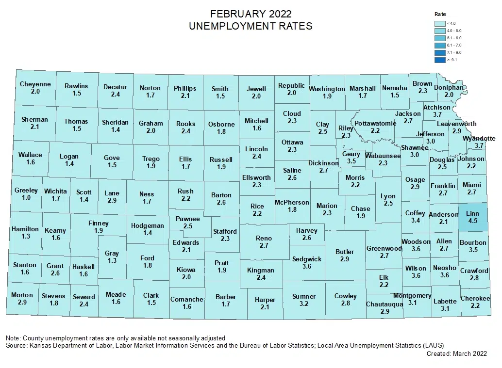 Modest movement seen in latest state jobless report; several sectors seeing employment at above pre-pandemic levels