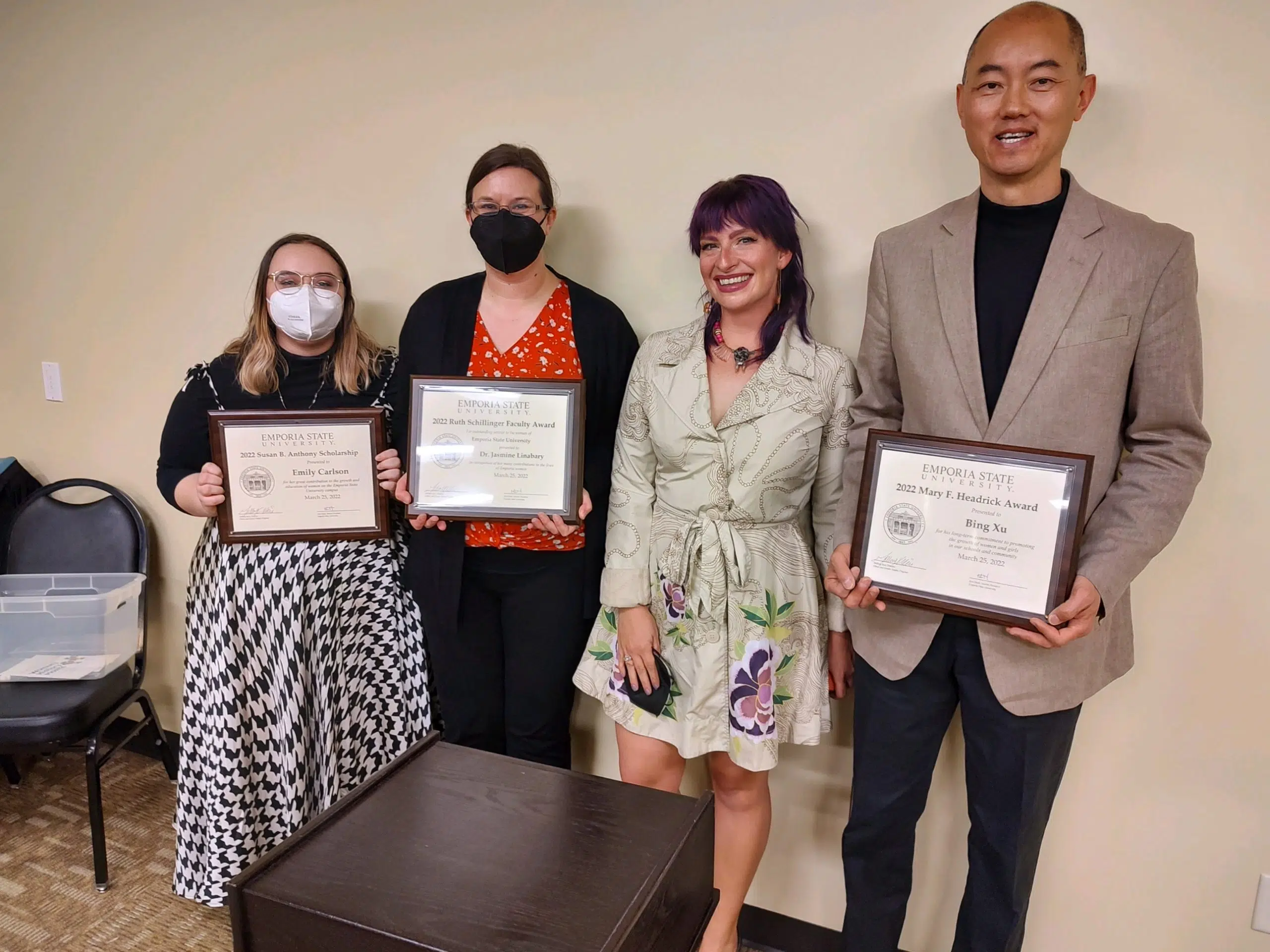 Emporia State University Ethnic and Gender Studies program honors champions of equality with annual Women's History Month awards ceremony