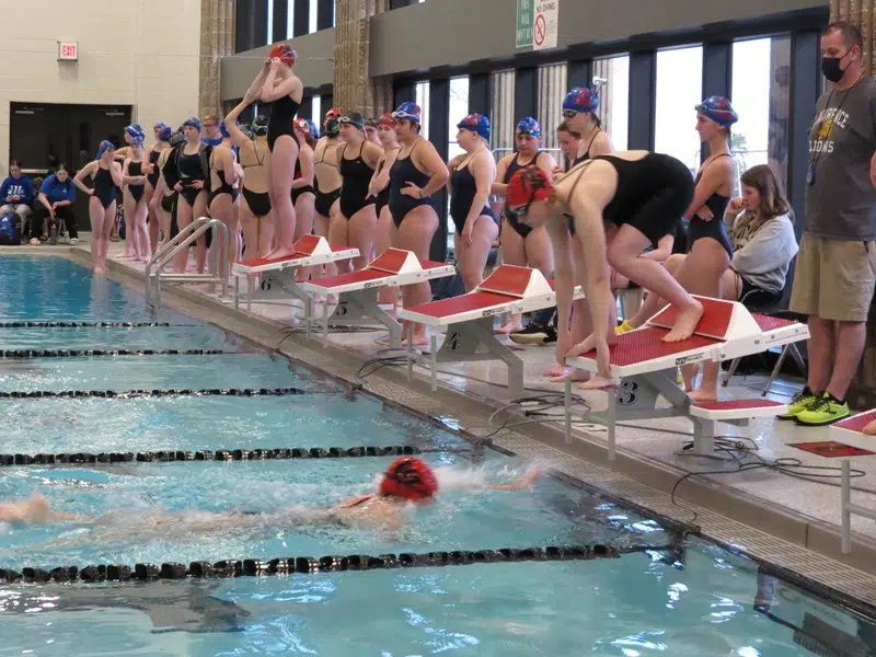 The Emporia High girls swimmers hit consideration time for State