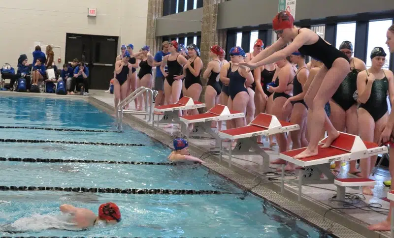 Emporia High girls swim team ends season at State