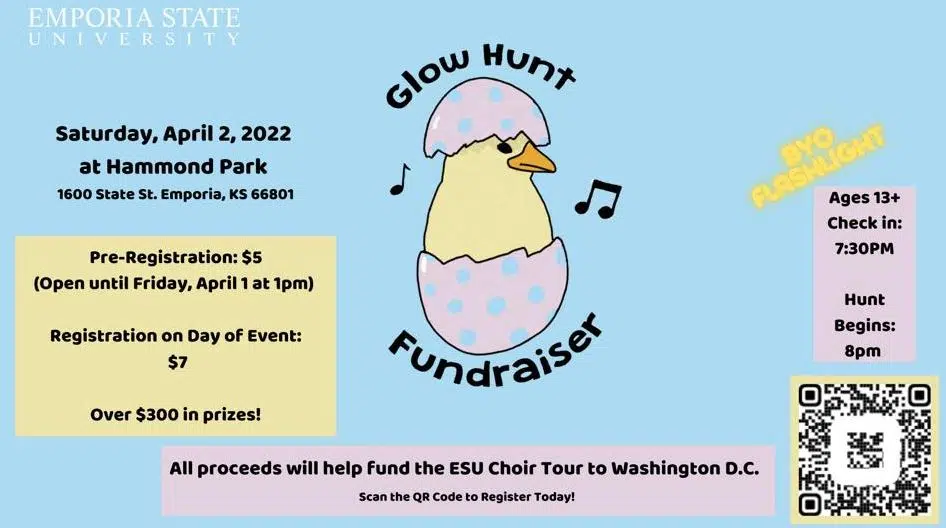 ESU Choirs hosting unique egg hunt Saturday night