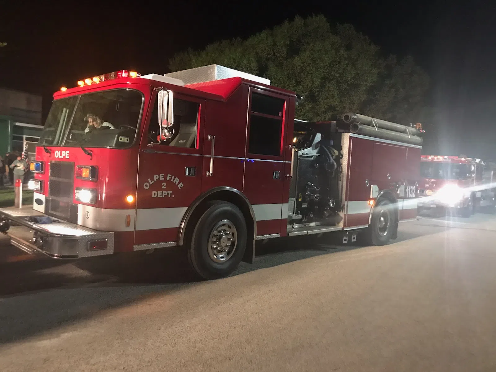 Olpe, Chase County fire crews battle grass fire late Wednesday night into early Thursday