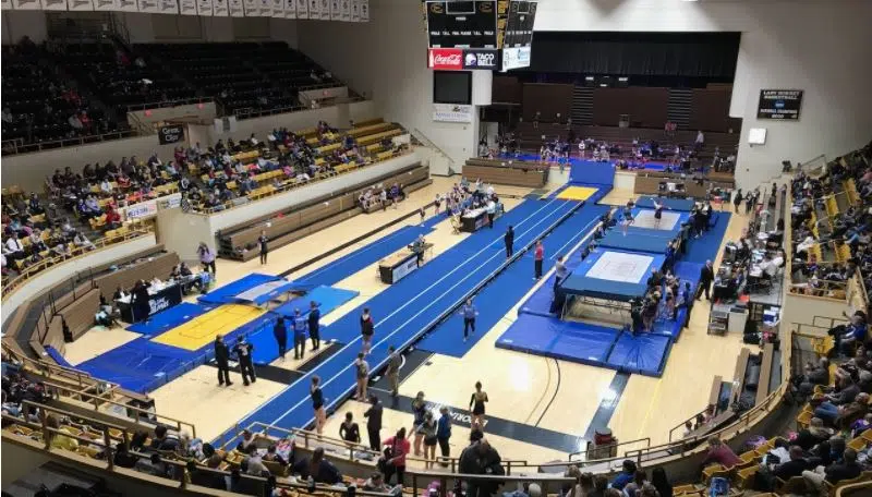 Public invited to tumble into White Auditorium for Kansas Trampoline and Tumbling Championships Saturday