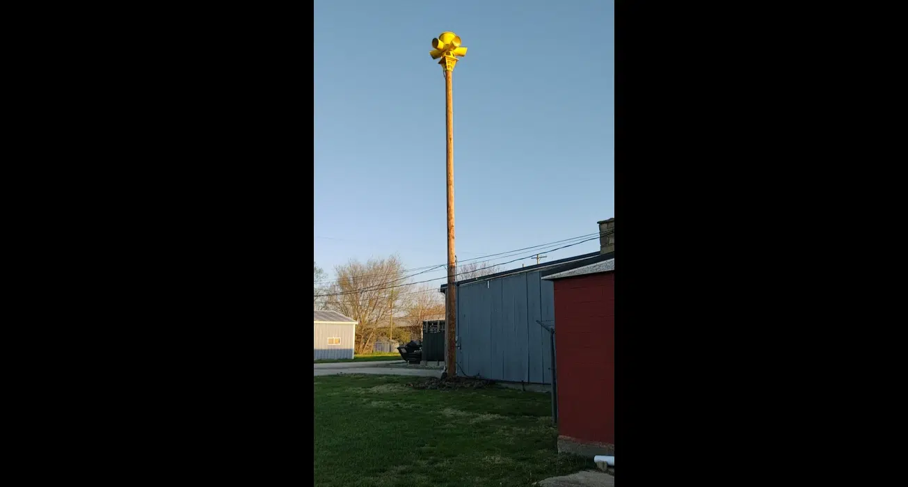 Americus outdoor warning siren now ready for remaining severe weather season