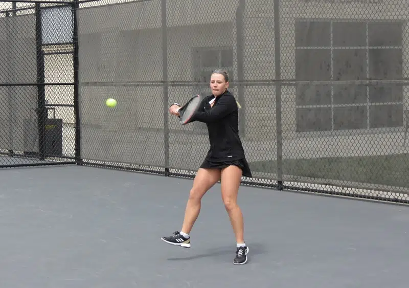 Emporia State womens tennis team sweeps Fort Hays State 7-0