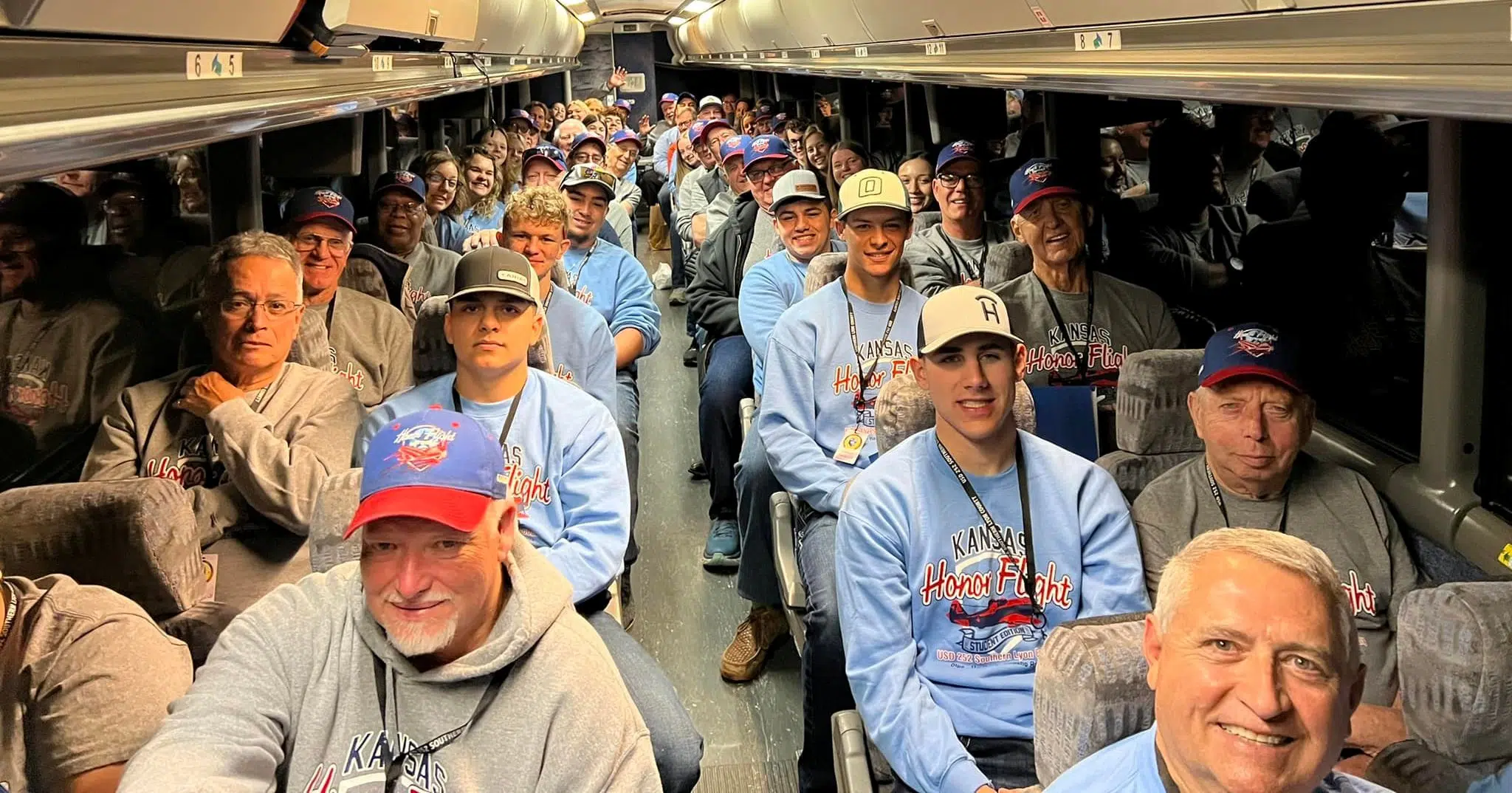 Honor Flight underway for USD 252 Southern Lyon County, area veterans