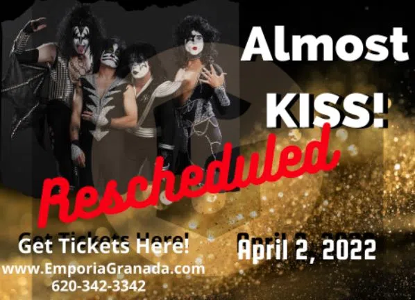 Emporia Granada welcoming Almost KISS Saturday