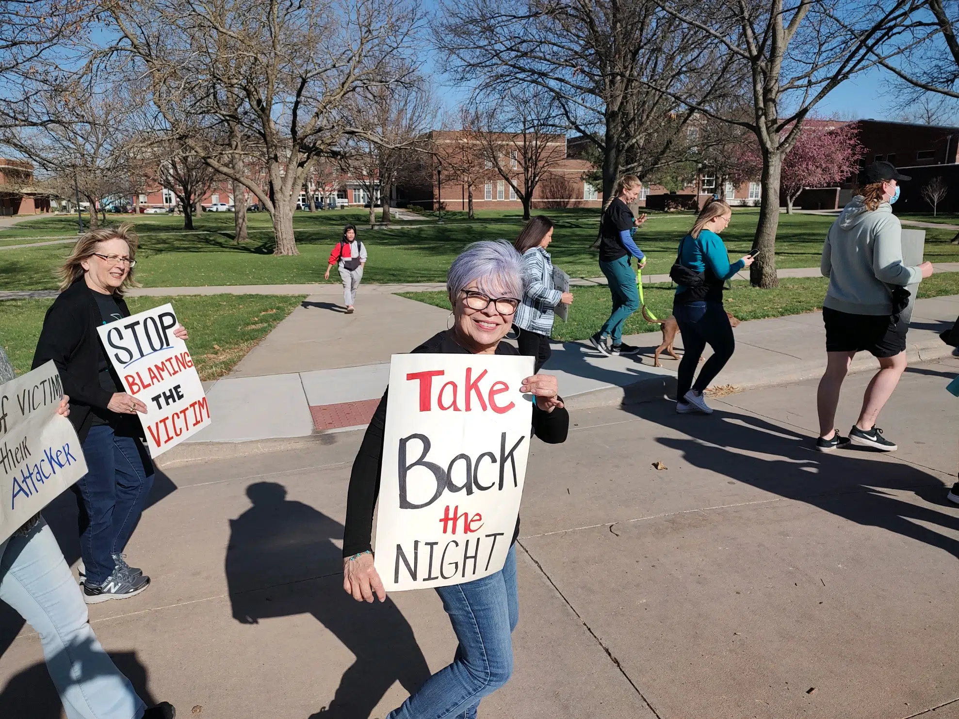 SOS and Emporia State University advocate for an end to domestic and sexual violence with Take Back the Night Thursday