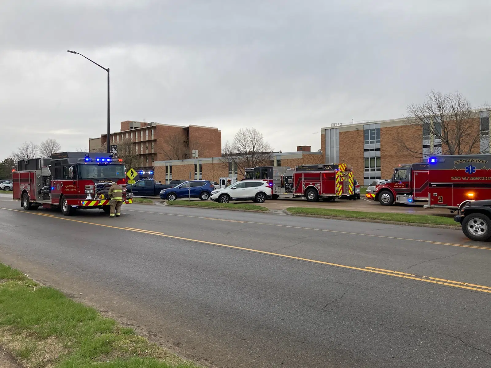 Suspicious odor leads to Emporia Fire Department presence on ESU campus Tuesday