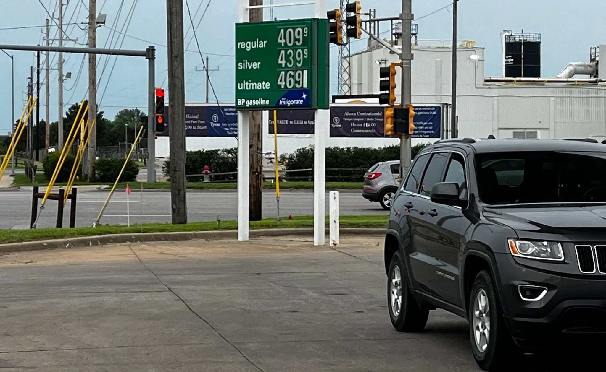 Gas prices jump again across area