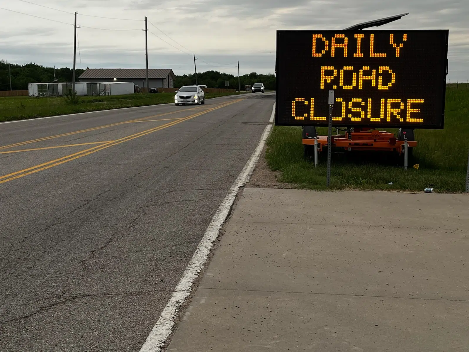 Americus Road to see two construction zones beginning Monday