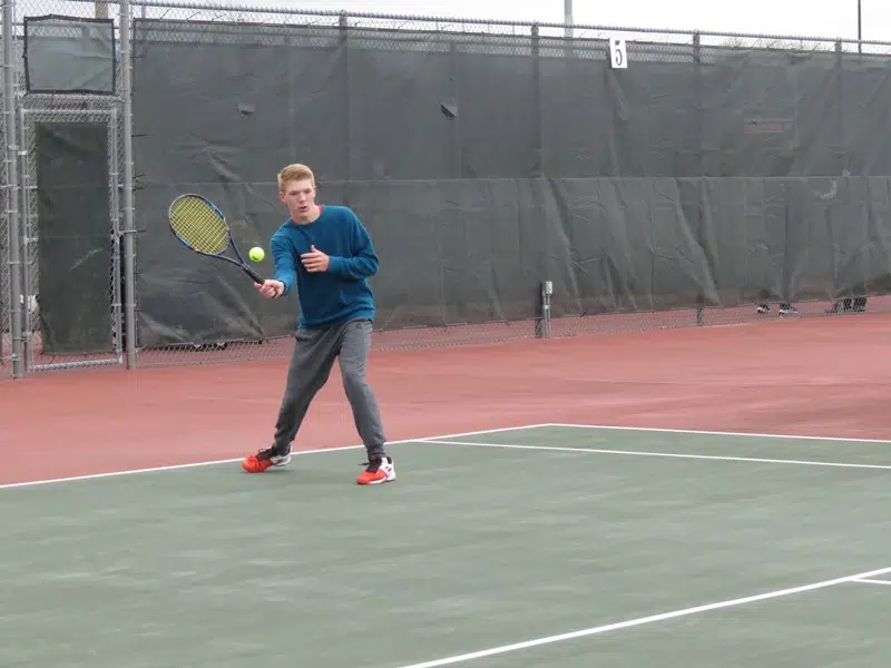 Emporia Highs Brenden Keinholz 2nd at Centennial League Tennis Tournament