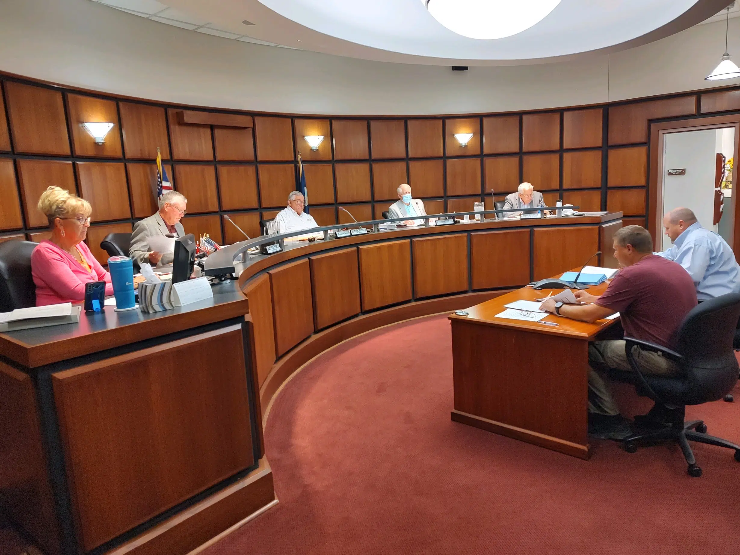 Lyon County Commissioners approve engineer agreement for Road and Bridge construction project; announce current end of "Fiber to the Home" initiative