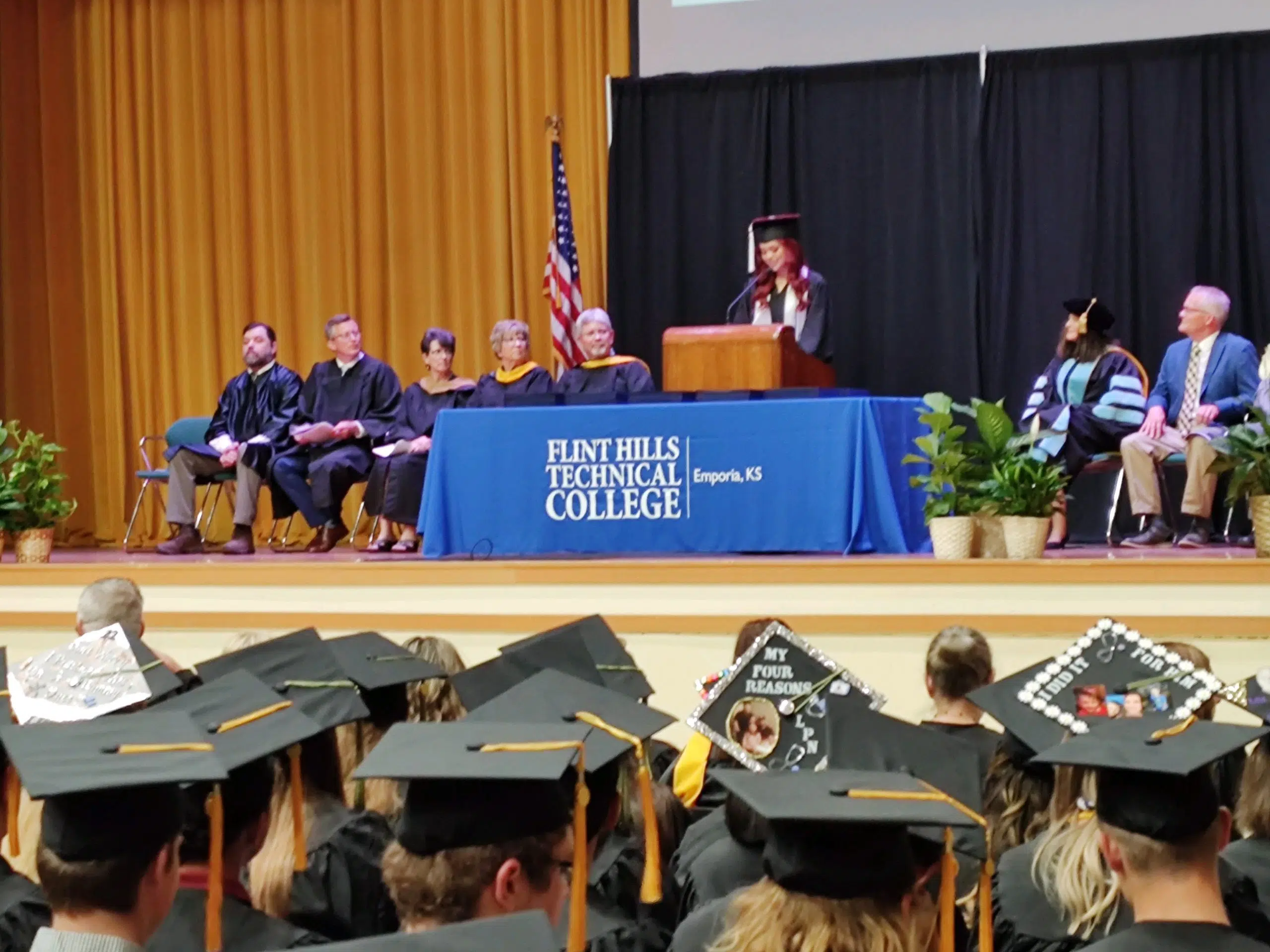 Flint Hills Technical College honors more than 200 graduates during 2022 Spring Commencement activities Sunday