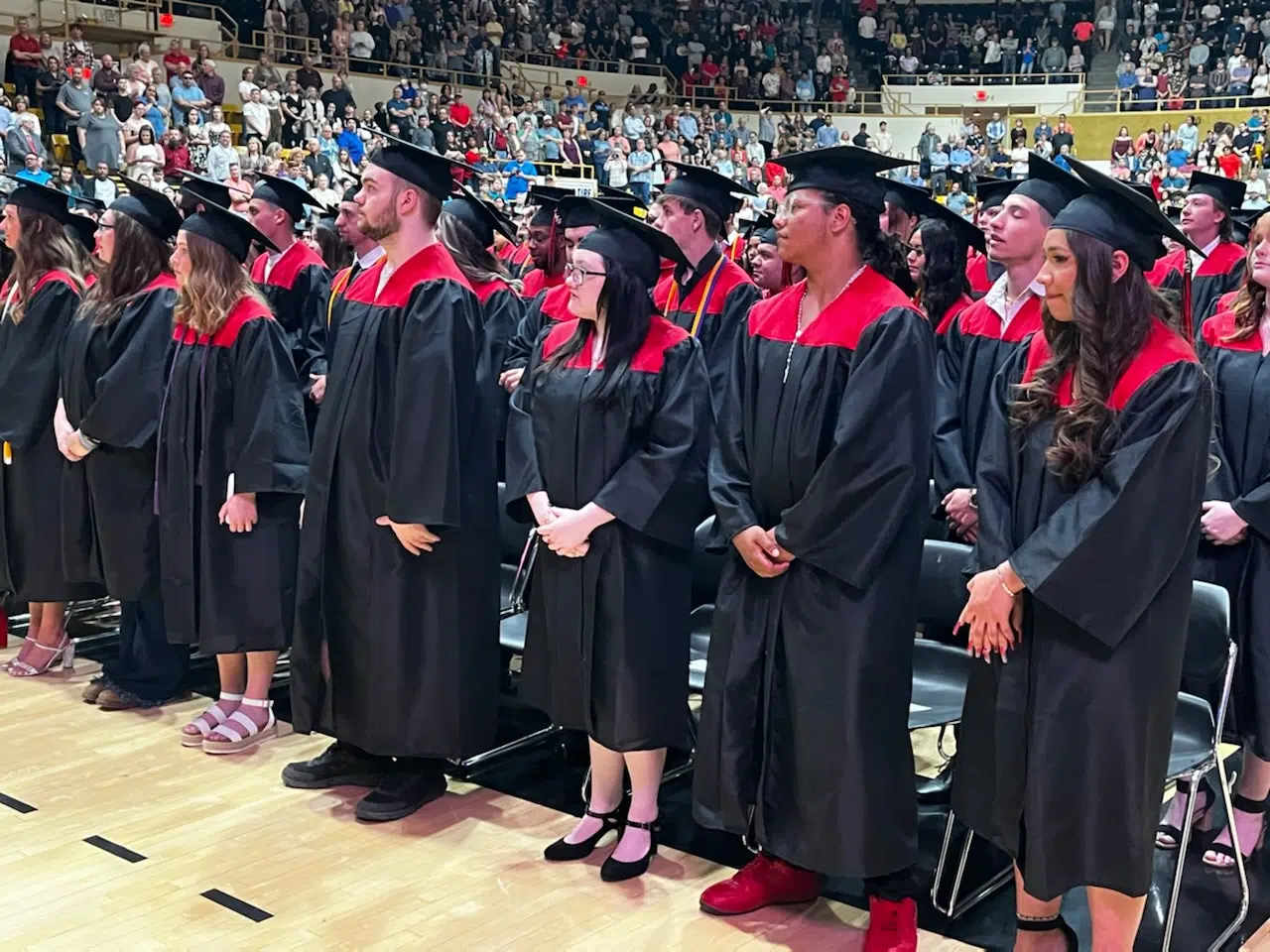 Nearly 300 Emporia High students receive diplomas Sunday