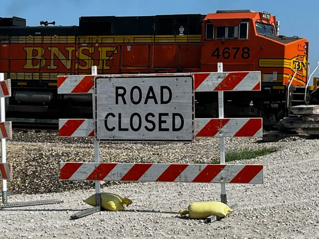 BNSF track crossing project moves west of Emporia