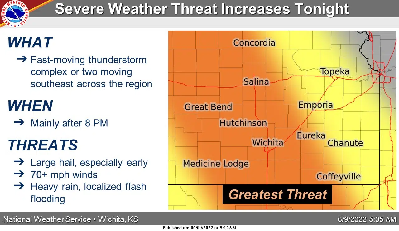 WEATHER: Flood watch issued for Chase and Greenwood counties with slight severe weather risk in place late Thursday