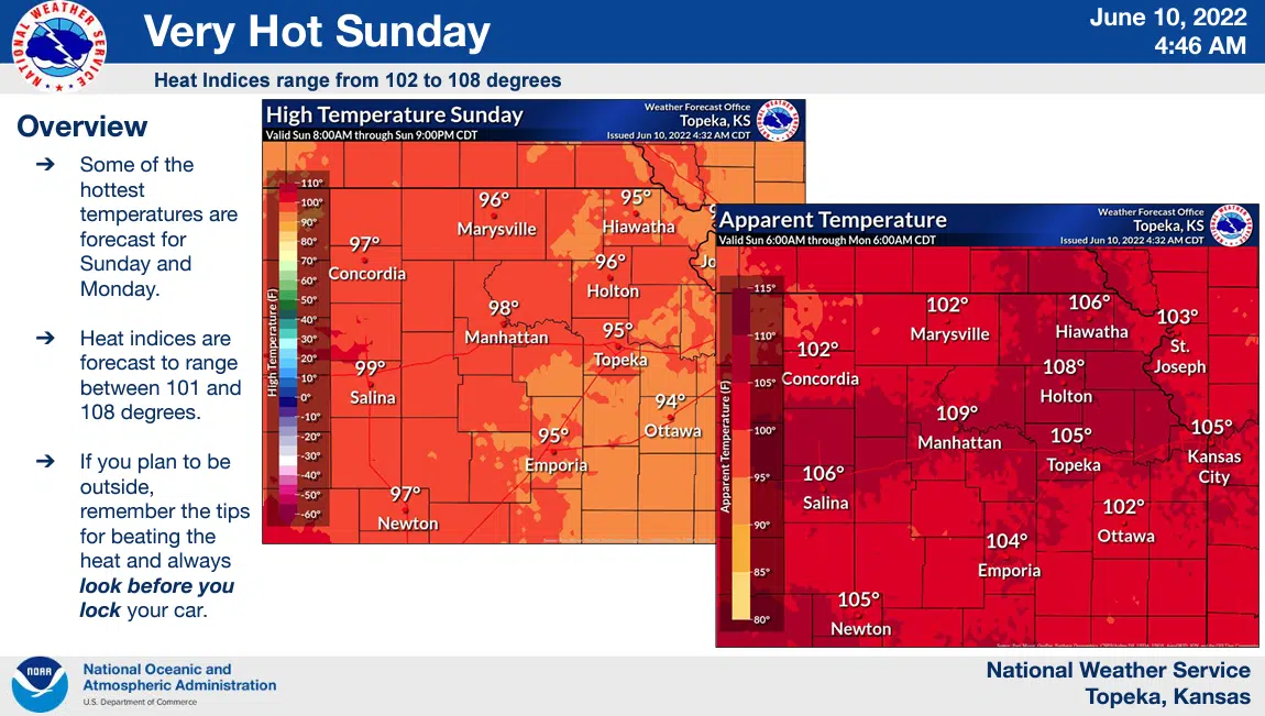 WEATHER: Steamy conditions likely by Sunday after four rounds of off-and-on flooding the past four weeks