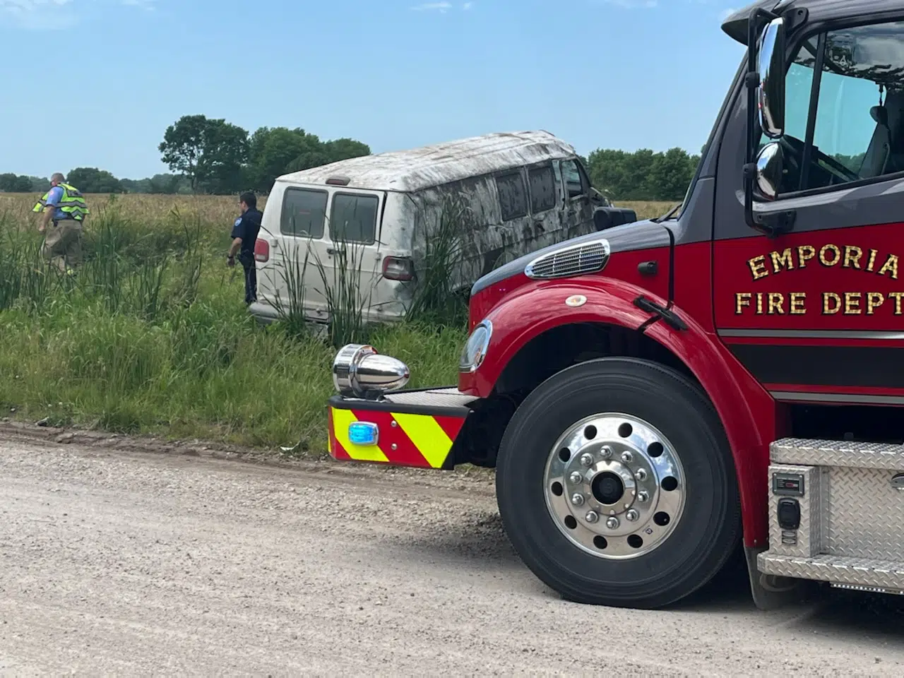 Southeast Emporia crash sends one person to Newman Regional Health