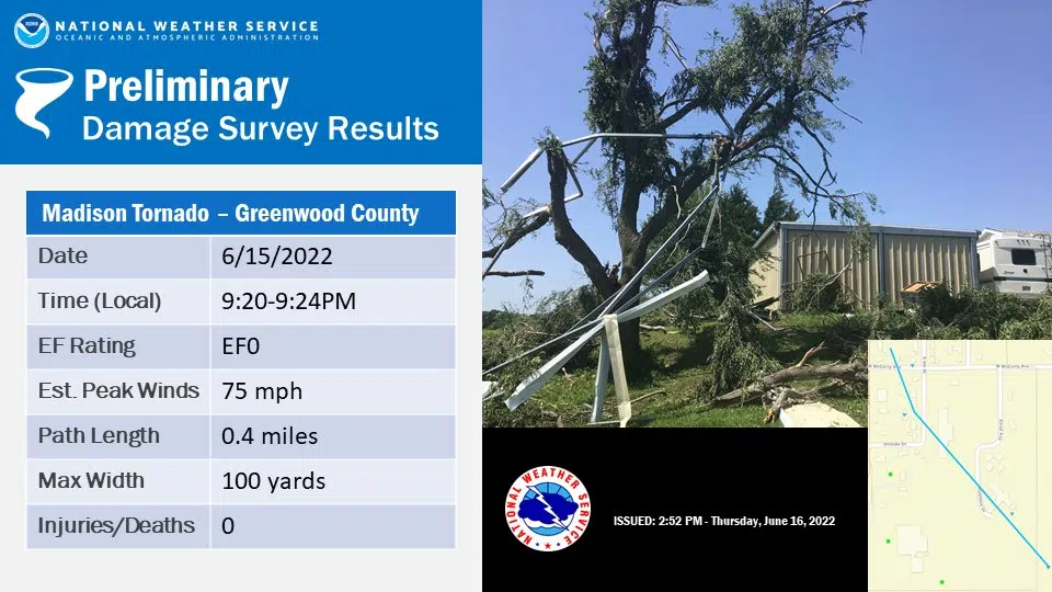 WEATHER: EF-0 tornado confirmed in Madison