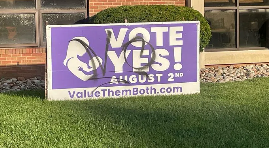 Political sign vandalism in Emporia noted, but not reported -- yet