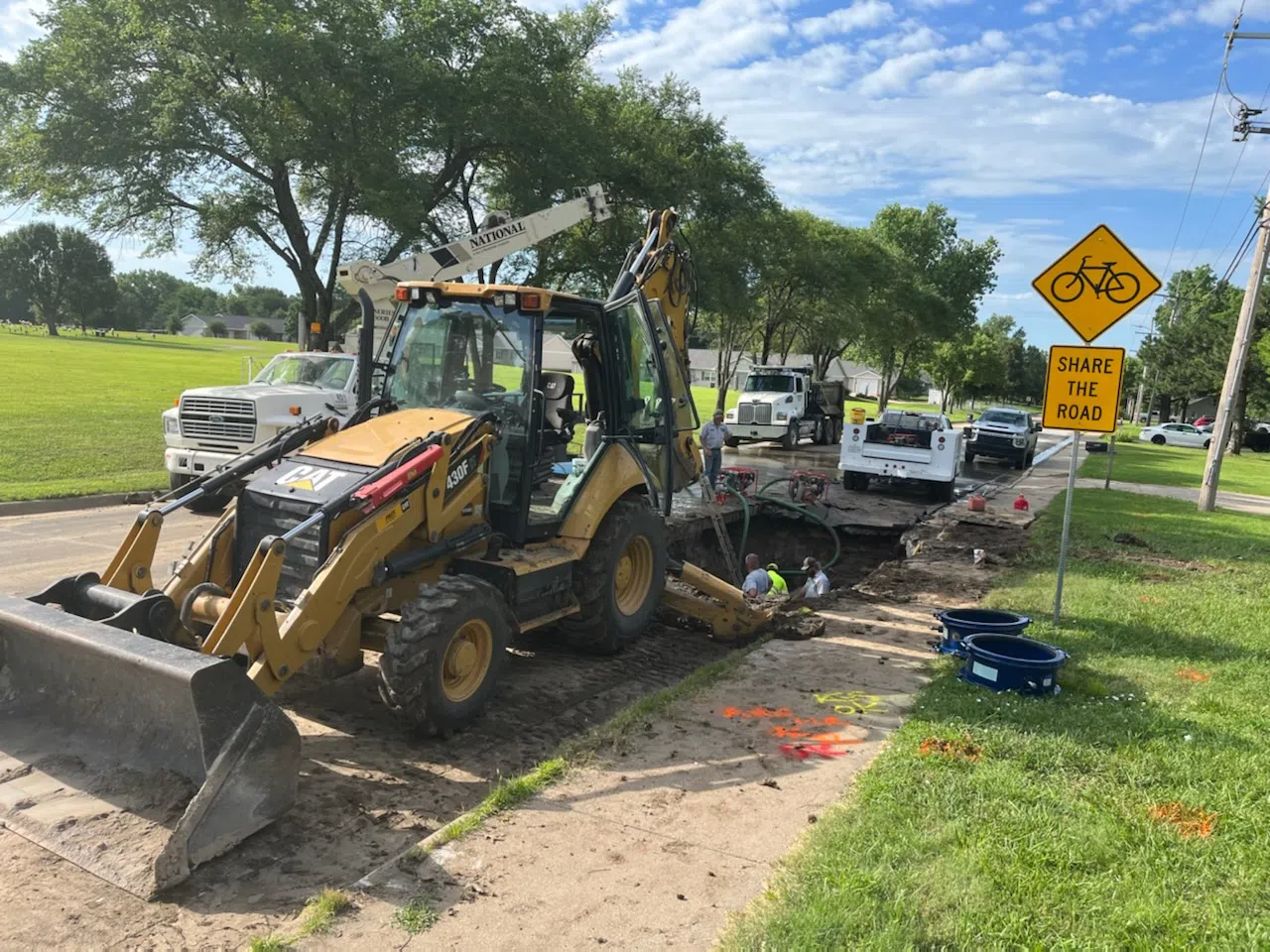 Pair of Emporia water main breaks repaired