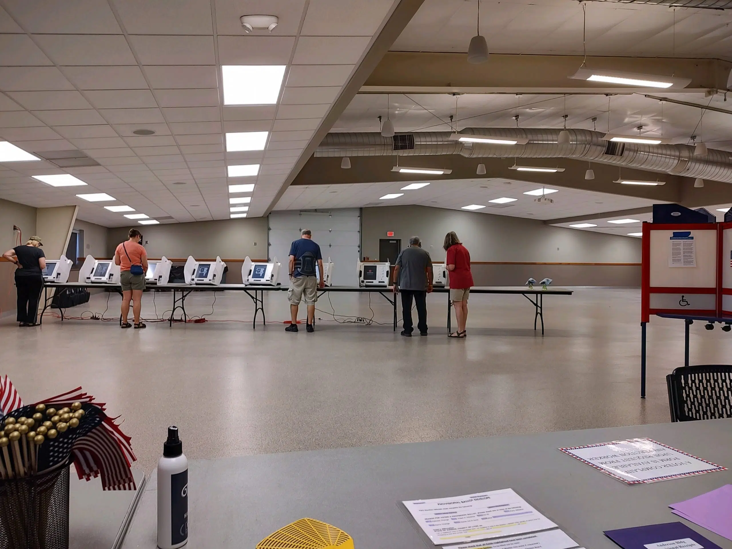 Offsite advanced voting concludes Saturday inside Lyon County Fairgrounds Anderson Building