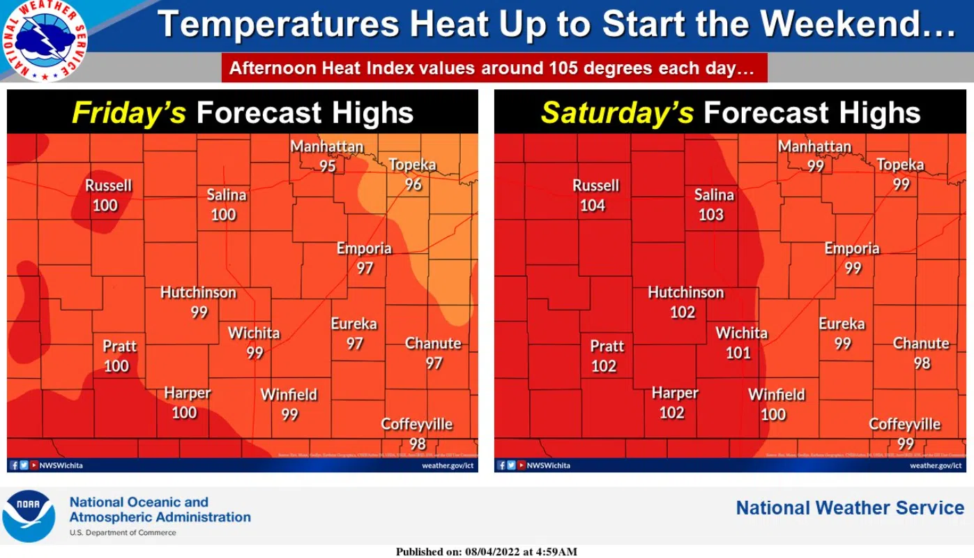 WEATHER: Heat advisories return for Chase, Greenwood counties; rain totals vary widely