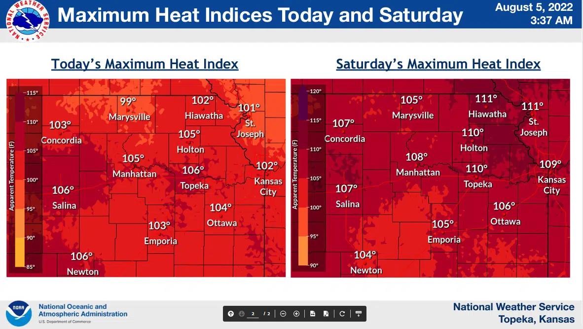 WEATHER: Heat advisories extended to Saturday evening