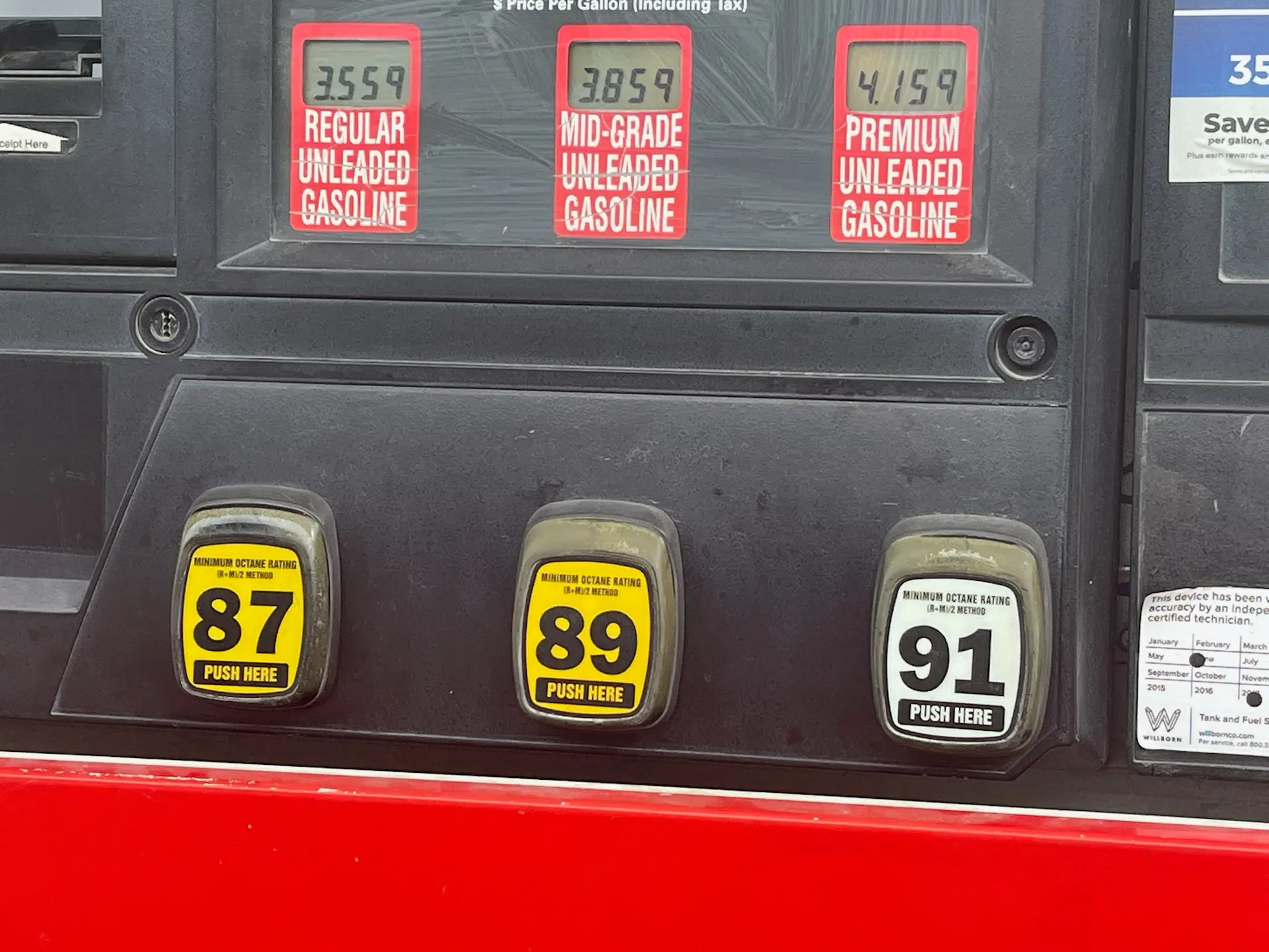 Gas prices are higher here than they are in central, south-central Kansas, but they could be worse